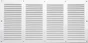 Grille d'aération aluminium laqué, L.20 X L.40 Cm