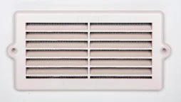 Grille d'aération abs naturel, L.8 x l.16.4 cm