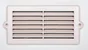 Grille d'aération abs naturel, L.8 x l.16.4 cm