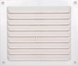 Grille d'aération abs naturel, L.14.6 X L.17.5 Cm