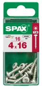 Lot De 16 Vis Acier Tête Cylindrique Bombée Spax, Diam.4 Mm X L.16 Mm