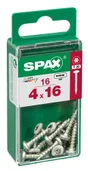 Lot De 16 Vis Acier Tête Cylindrique Bombée Spax, Diam.4 Mm X L.16 Mm