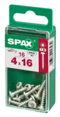 Lot De 16 Vis Acier Tête Cylindrique Bombée Spax, Diam.4 Mm X L.16 Mm