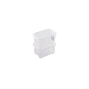 Bac de rangement polypropylène de 4 L, transparent