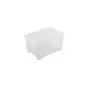 Bac de rangement polypropylène de 14 L, transparent