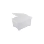 Bac de rangement polypropylène de 14 L, transparent