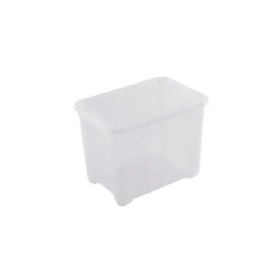 Bac de rangement polypropylène de 20 L, transparent