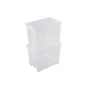 Bac de rangement polypropylène de 20 L, transparent
