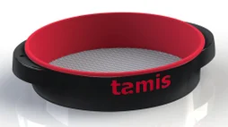 Tamis numero 14 en abs et metal confort poignee rouge ocai