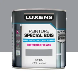 Peinture Bois Extérieur / Intérieur Satin Granit 3 Luxens 2.5 L