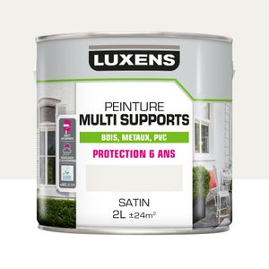 Peinture multimatériaux Extérieur Luxens Blanc Satiné 2 L