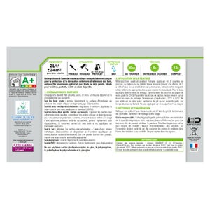 Peinture multimatériaux Extérieur Luxens Blanc Satiné 2 L