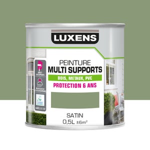 Peinture multimatériaux Extérieur Luxens Vert Provence Satiné 0.5 L