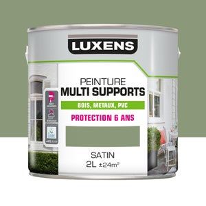 Peinture multimatériaux Extérieur Luxens Vert Provence Satiné 2 L