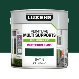 Peinture multimatériaux Extérieur Luxens Vert Mousse Satiné 2 L