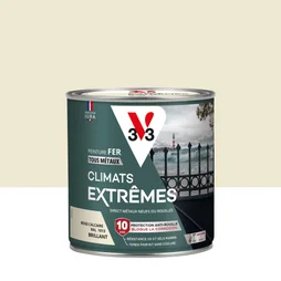 Peinture Fer Extérieur Climats Extrêmes® V33 Beige Calcaire Brillant 0.5 L