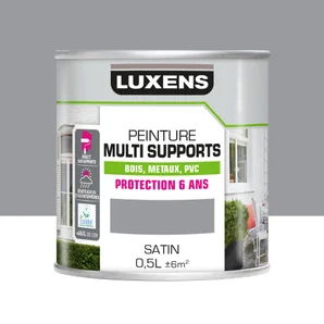 Peinture multimatériaux Extérieur Luxens Granit 3 Satiné 0.5 L