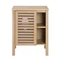 Meuble de salle de bains simple vasque l.60 x H.78 x P.50 cm, chêne naturel, Talix