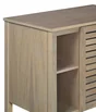 Meuble de salle de bains l.90 x H.78 x P.50 cm, effet chêne naturel, Talix