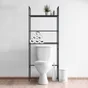 Etagère Pont wc et lave-linge, L.66 x H.180, noir, Meti