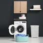 Etagère Pont wc et lave-linge, L.66 x H.180, chêne naturel, Dock