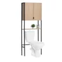 Etagère Pont wc et lave-linge, L.66 x H.180, chêne naturel, Dock