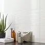 Carrelage Mur Medio Uni Blanc Brillante L.30 X L.60 Cm, Frosty Artens