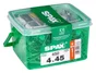 Lot De 450 Vis Acier Tête Fraisée Torx Spax, Diam.4 Mm X L.45 Mm