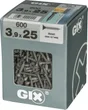 Lot De 600 Vis Acier Tête Fraisée Pozidriv Spax, Diam.3.9 Mm X L.25 Mm
