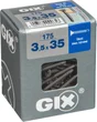 Lot De 175 Vis Acier Tête Fraisée Torx Spax, Diam.3.5 Mm X L.35 Mm