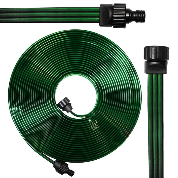 Tuyau perçé avec raccord JARDIBRIC Trifog L.15 m Diam.4 mm