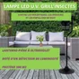 Aspirateur à moustiques/insectes volants, lampe UV d'extérieur, protège 300 m²