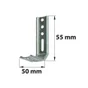 Equerre De Fixation Acier Époxy, H.55 X L.50 X P.30 Mm