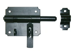 Verrou De Box Porte Cadenas Acier Prépeint, H.70 X L.150 X P.26 Mm