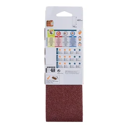 Lot De 2 Bandes Abrasives Dexter Pour Lime Électrique, 75 X 457 Mm, Grains 40