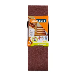 Lot De 2 Bandes Abrasives Dexter, 75 X 533 Mm, Grains 40