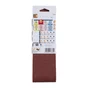 Lot de 2 bandes abrasives DEXTER pour lime électrique, 75 x 533 mm, grains 80