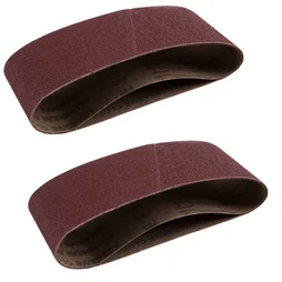Lot De 2 Bandes Abrasives Dexter, 75 X 533 Mm, Grains 120