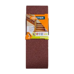 Lot De 2 Bandes Abrasives Dexter, 100 X 610 Mm, Grains 40