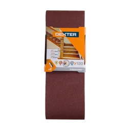 Lot De 2 Bandes Abrasives Dexter, 100 X 610 Mm, Grains 120