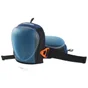 Paire De Genouillères De Protection Dexter En Textile Et Coque Pvc Bleu Et Noir