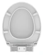 Abattant avec frein de chute plastique thermodur, Stability, blanc