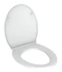 Abattant avec frein de chute plastique thermodur, Stability, blanc