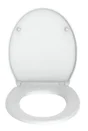Abattant avec frein de chute plastique thermodur, Stability, blanc