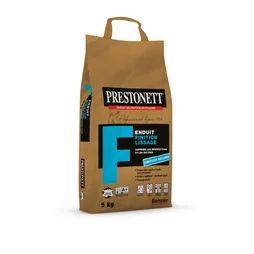 Enduit De Lissage Prestonett F 5 Kg En Poudre, Pour Mur Intérieur