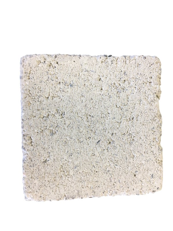 Pavé Béton Vibrocompressé Pyros, Ivoire L.15 Cm X L.15 Cm X Ep.6 Cm