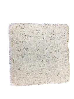 Pavé Béton Vibrocompressé Pyros, Ivoire L.15 Cm X L.15 Cm X Ep.6 Cm
