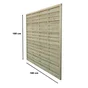 Panneau Bois Occultant Luna, L.180 X H.180 Cm, Naturel