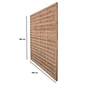 Panneau Bois Occultant Luna, L.180 X H.180 Cm, Marron
