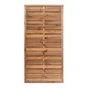 Panneau Bois Occultant Luna, L.90 X H.180 Cm, Marron